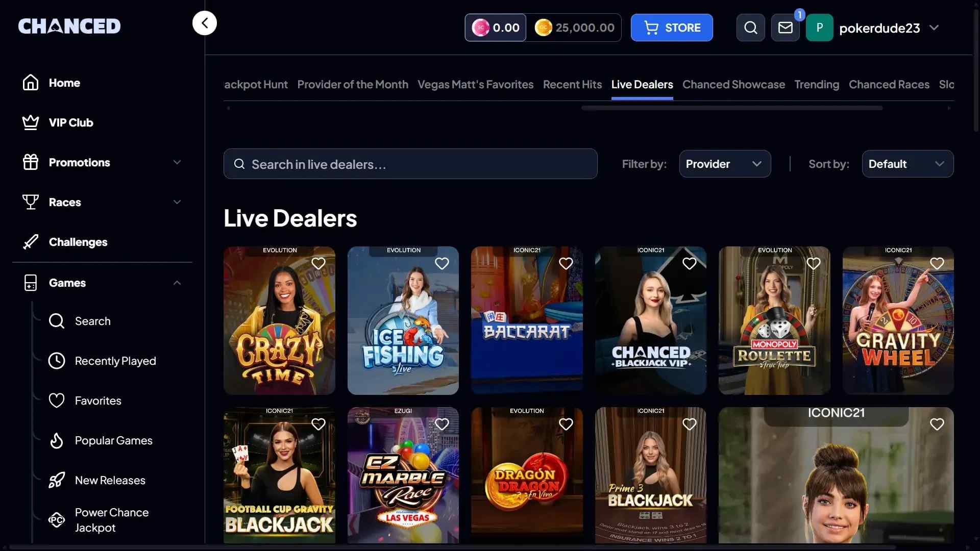 Live Dealers